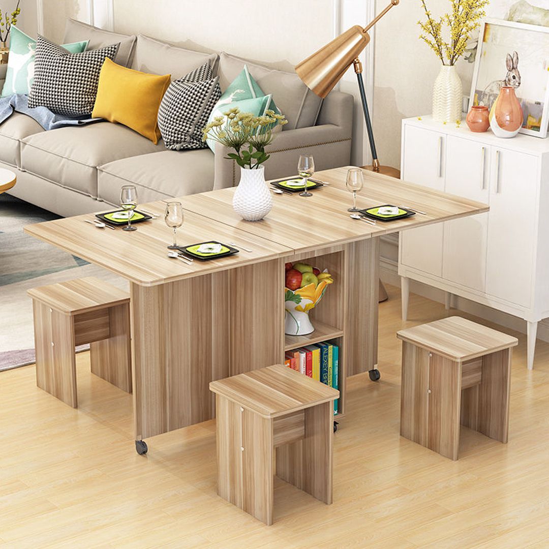 Dining Table on Wheels with Four Chairs product thumbnail 9