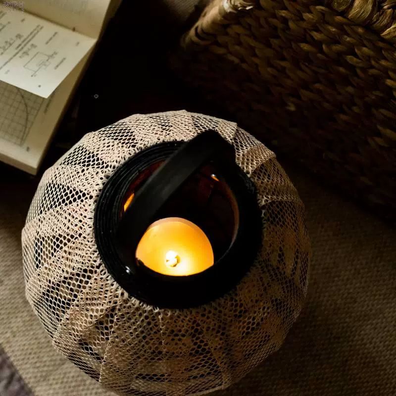 Wooden Candle Lantern 85 CM product thumbnail 9