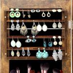 خزانة مجوهرات أرضية بمرآة مع إضاءة داخلية - 10