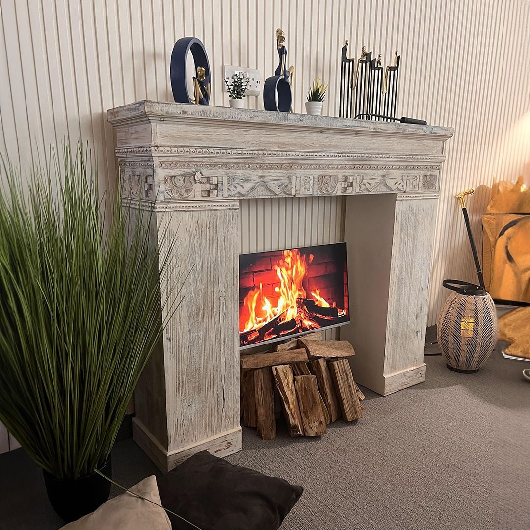 Classic Wood Fireplace Décor product thumbnail 17