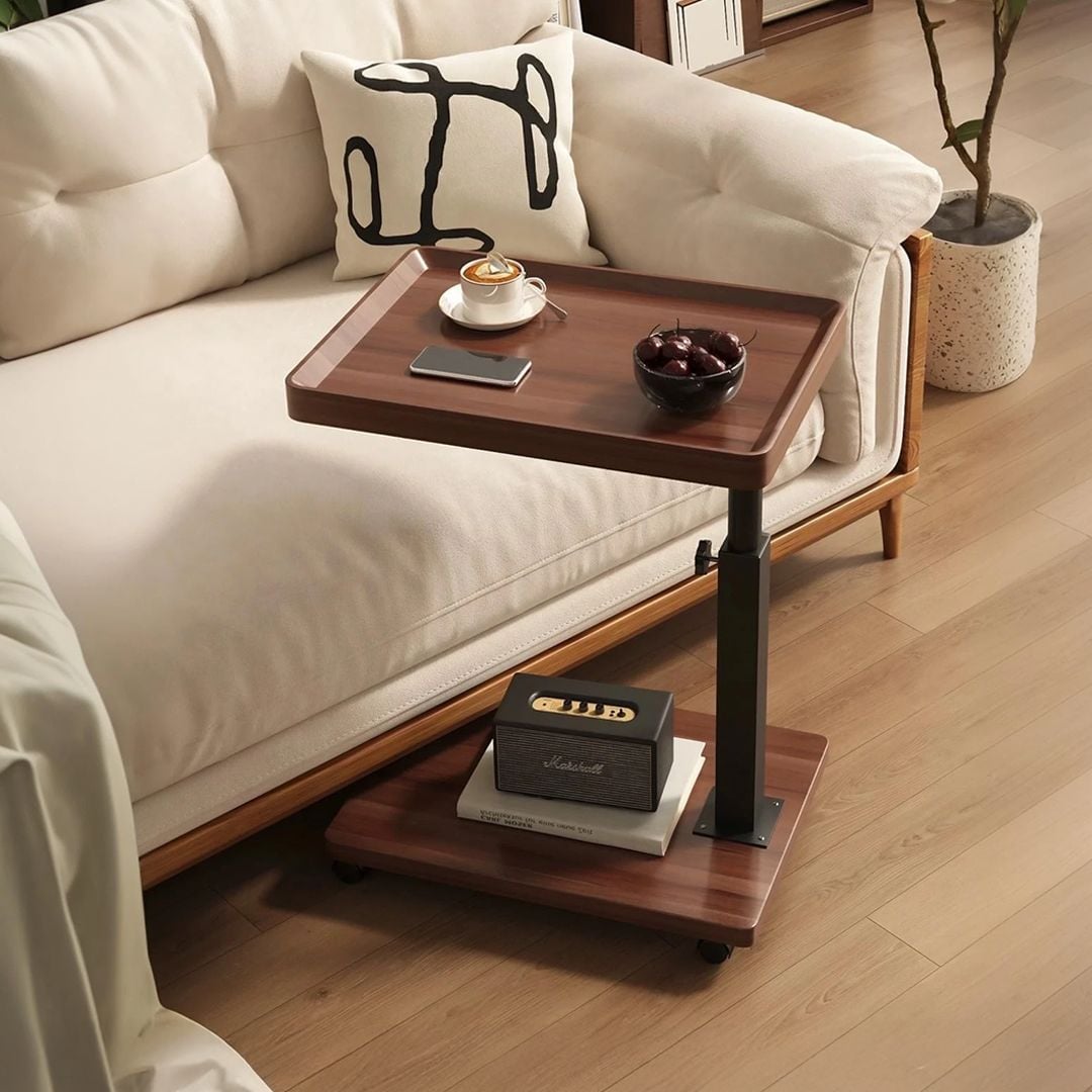 طاولة ضيافة جانبية متحركة بارتفاع مرن - 5