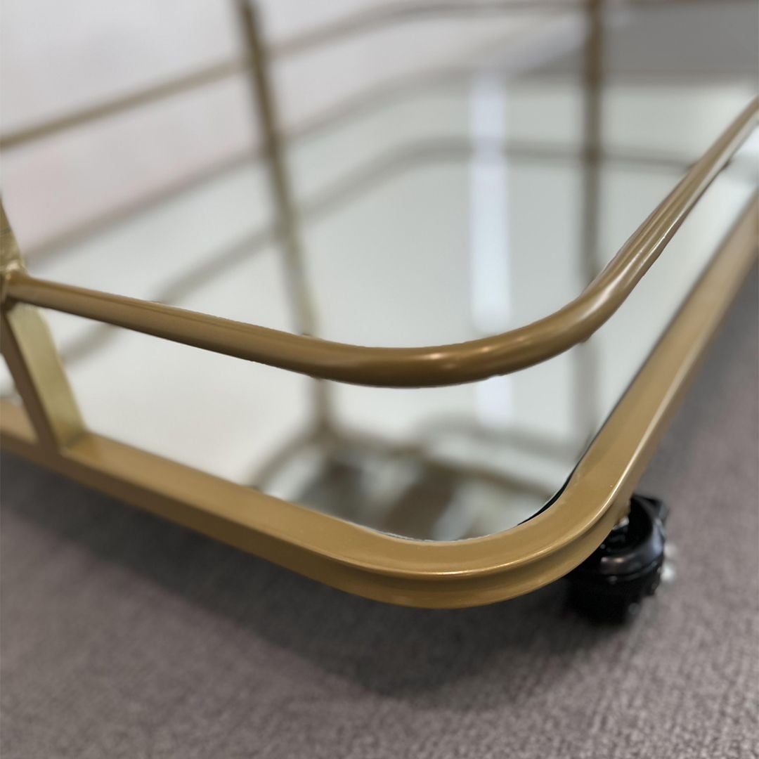 Metal hospitality trolley with wheels product thumbnail 12