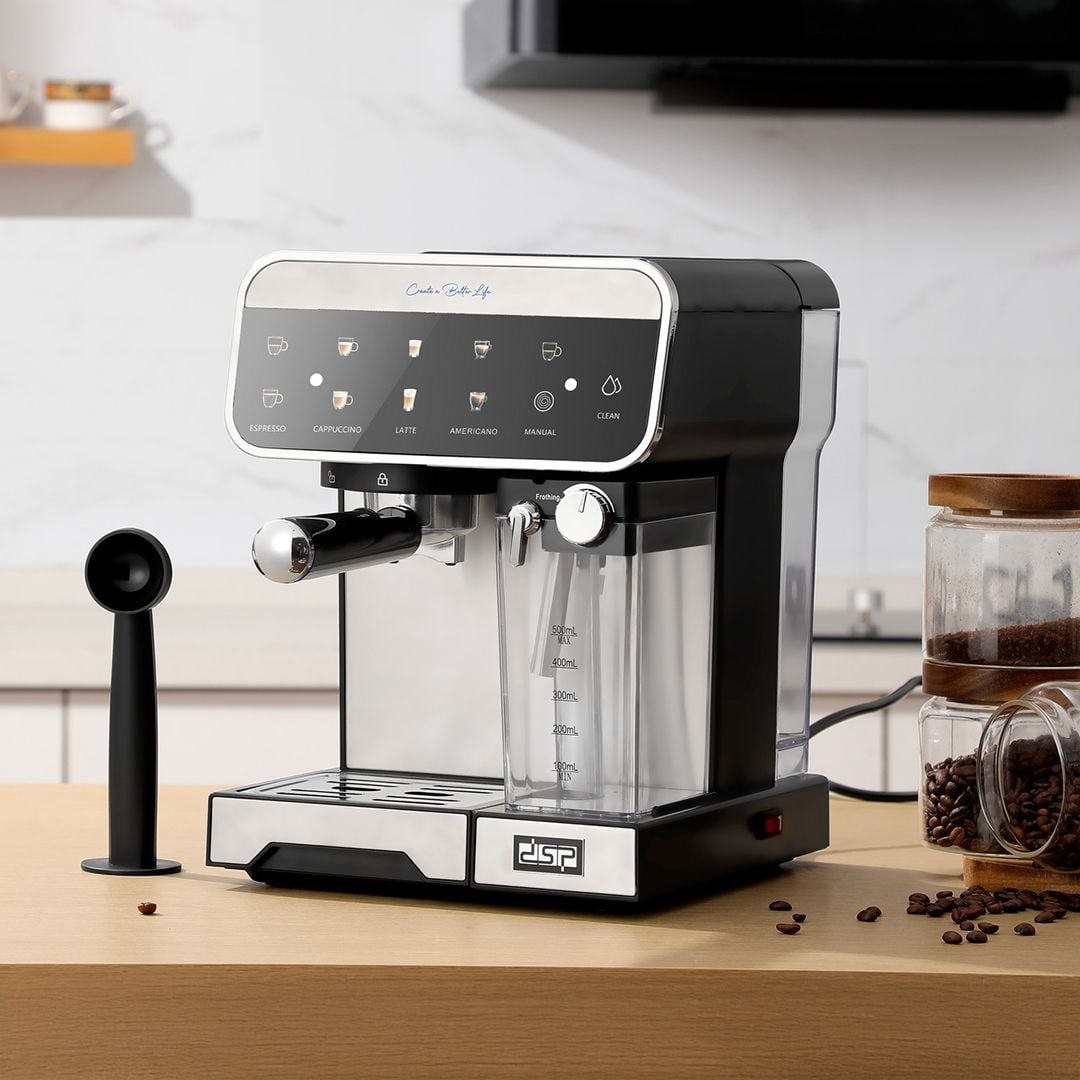 ماكينة إسبريسو DSP الاحترافية بضغط 20 بار - 9