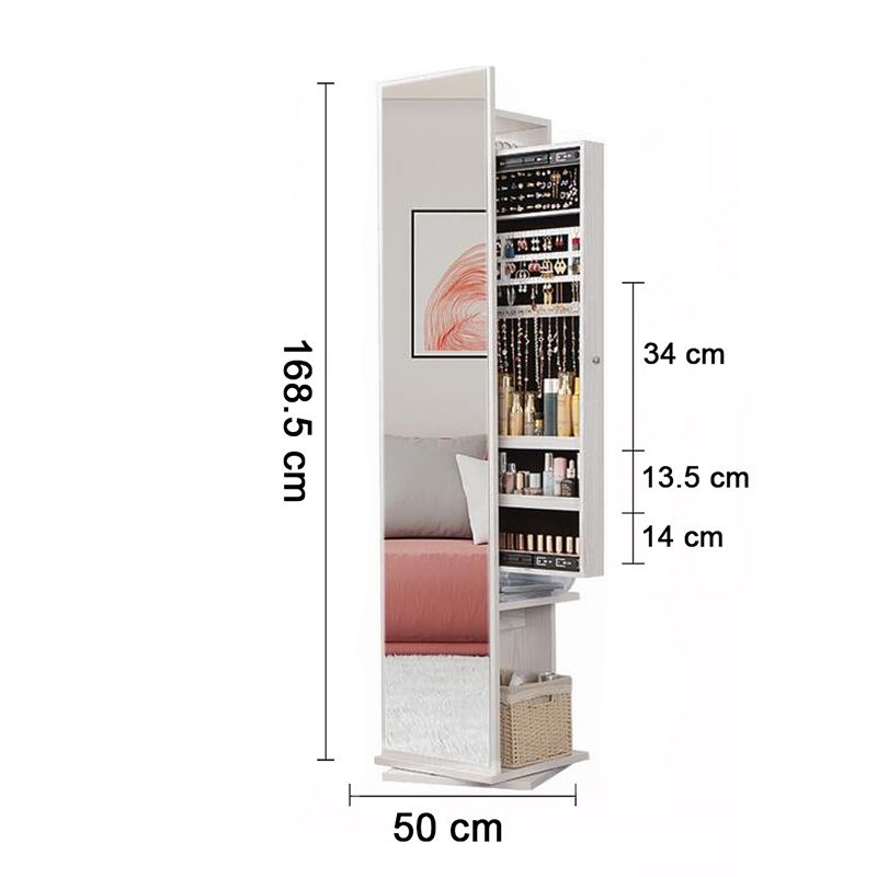 Rotating Mirror with Jewelry Cabinet product thumbnail 13