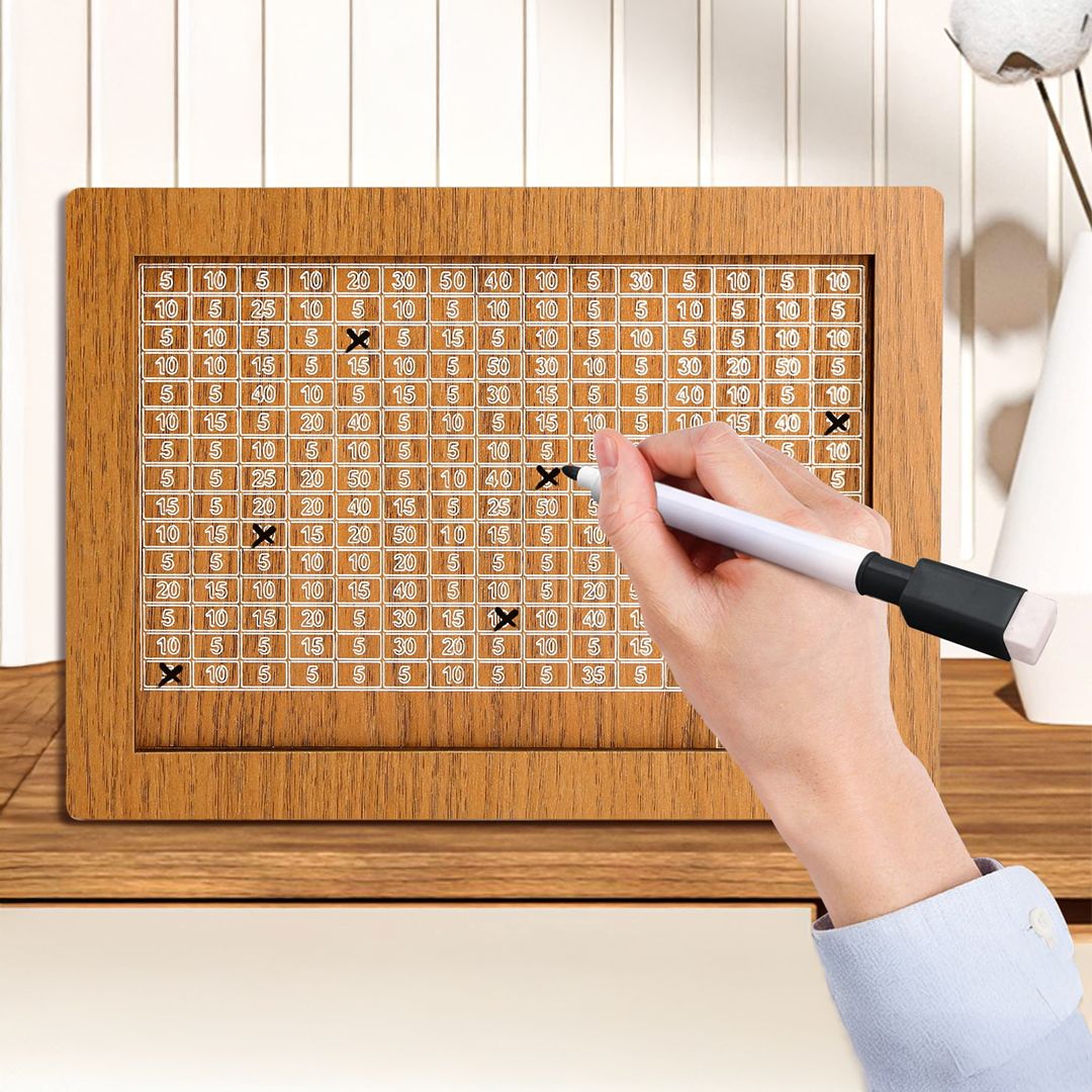 حصالة خشبية مع عداد - 8