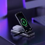 شاحن وباور بانك لاسلكي متعدد الوظائف