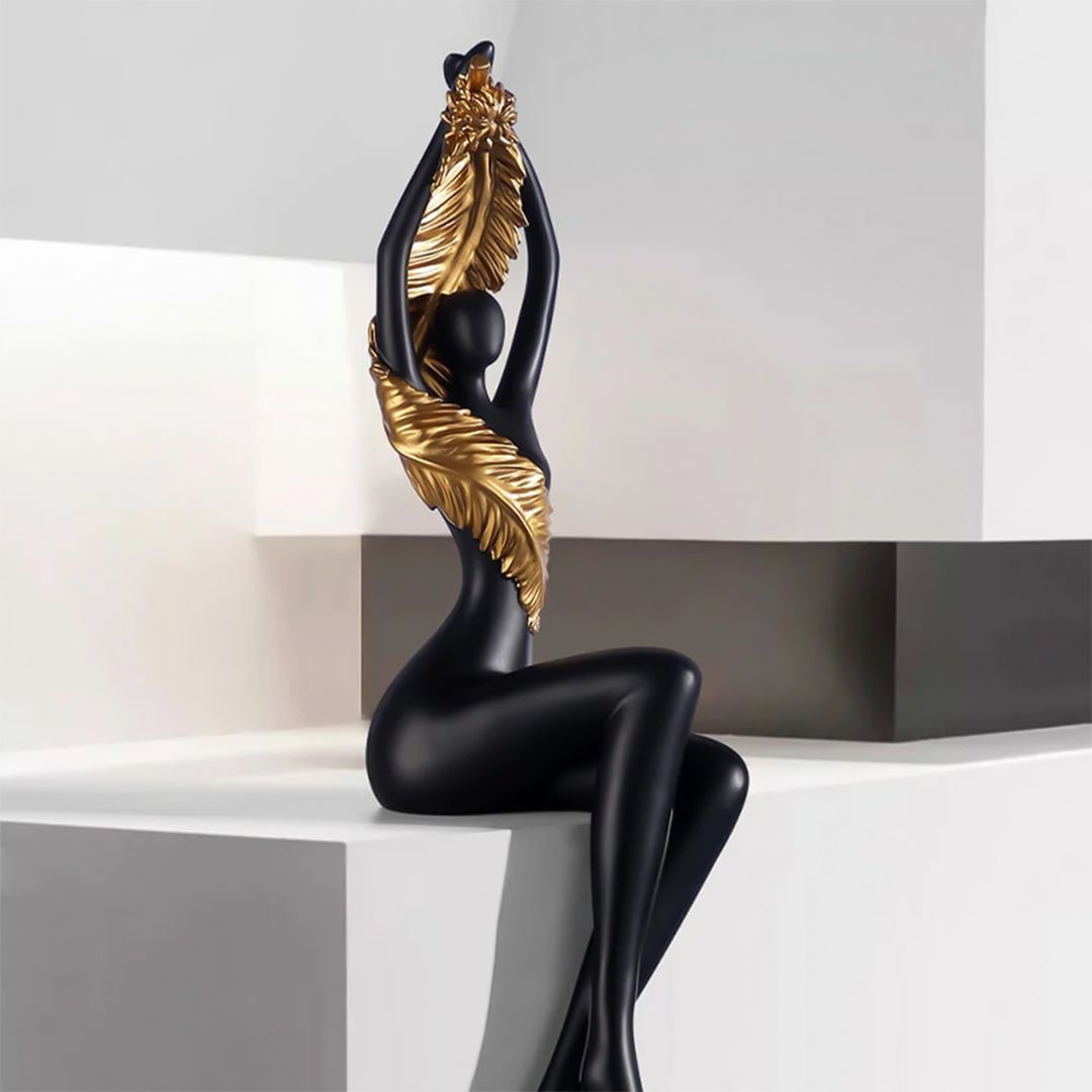 Abstract Dancing Figurines With Feather product thumbnail 6