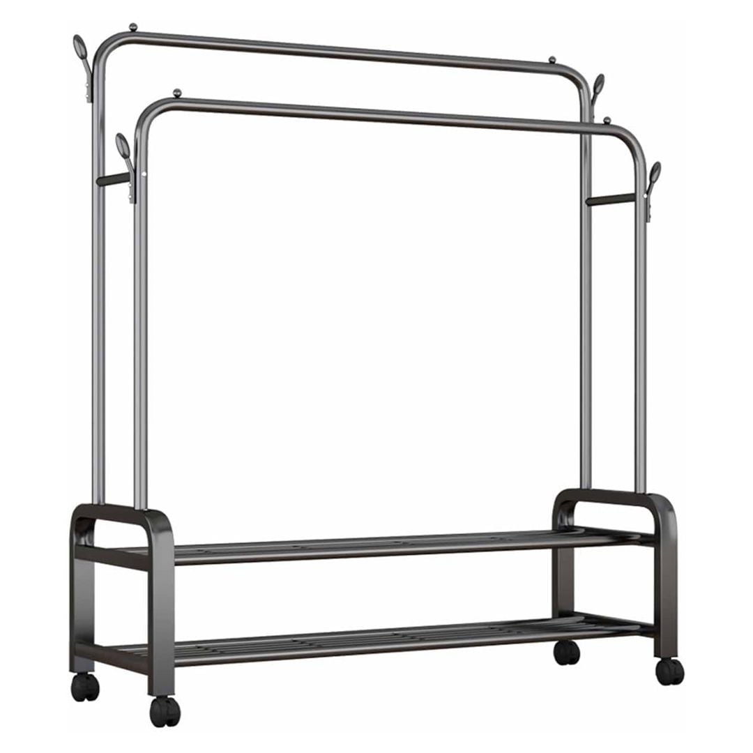 Clothes Hanging Stand with Shelves 140 CM product thumbnail 11