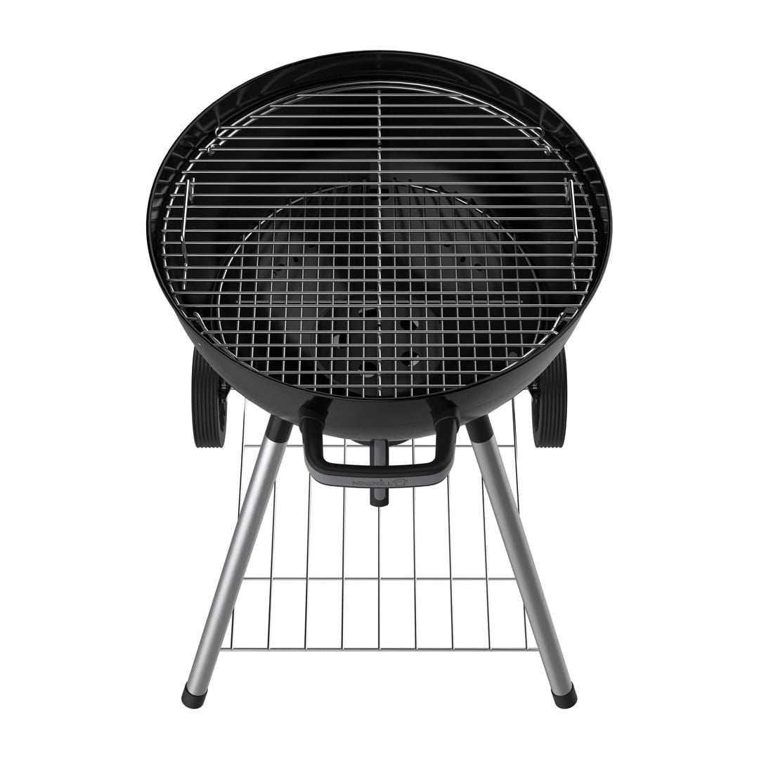 شواية الفحم للرحلات بغطاء علوي 92 سم - 12