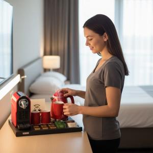 ركن ضيافة فندقي متكامل لتحضير المشروبات - 5