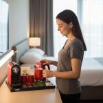 ركن ضيافة فندقي متكامل لتحضير المشروبات - 4