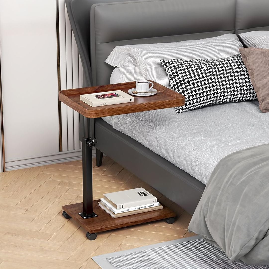 طاولة ضيافة جانبية متحركة بارتفاع مرن - 12