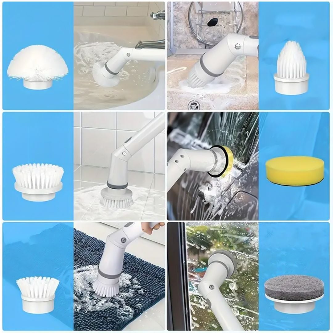 Cordless Cleaning Brush with 6 Heads product thumbnail 6