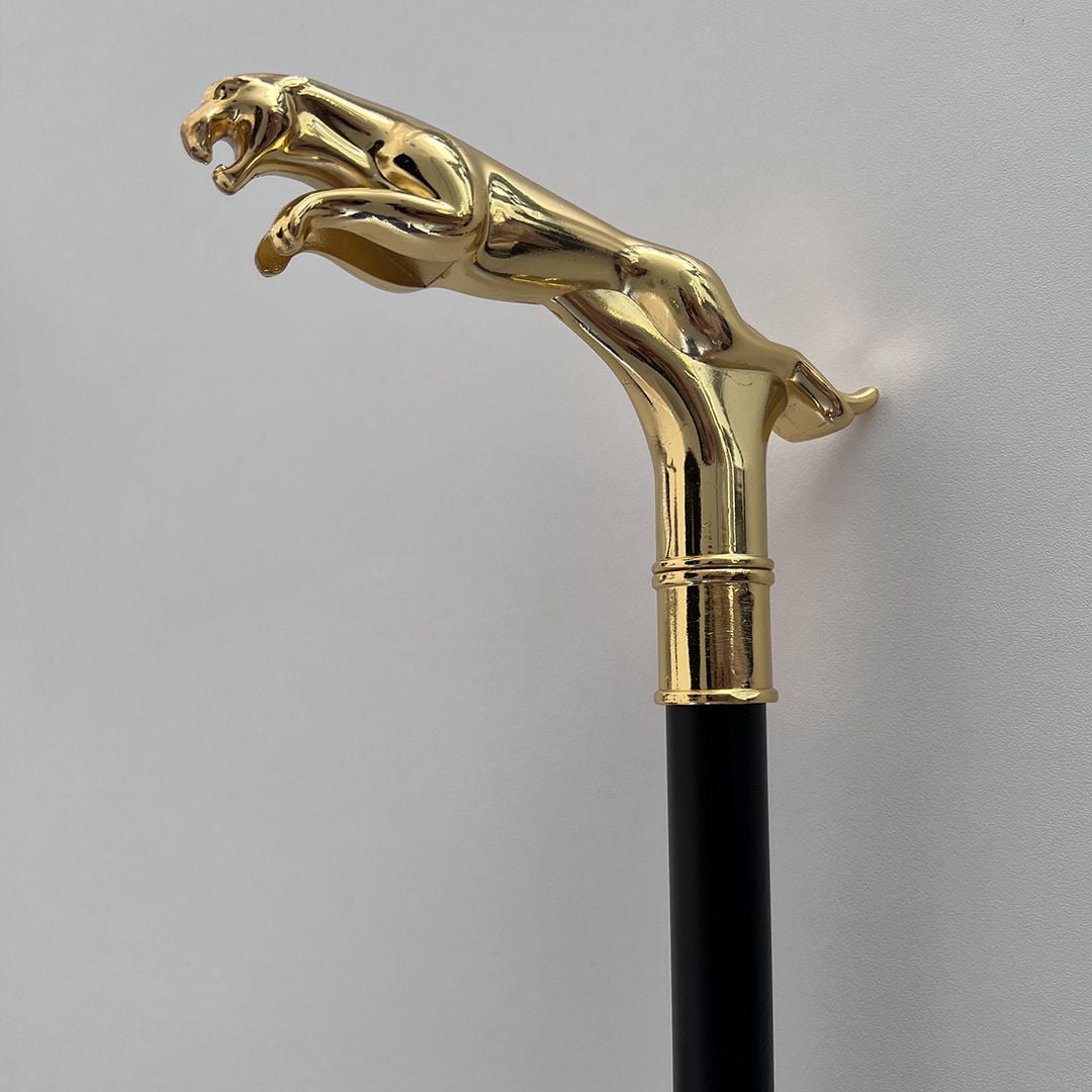 Leopard Handle Walking Stick - 20