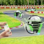 سيارة سباق دوارة للاطفال