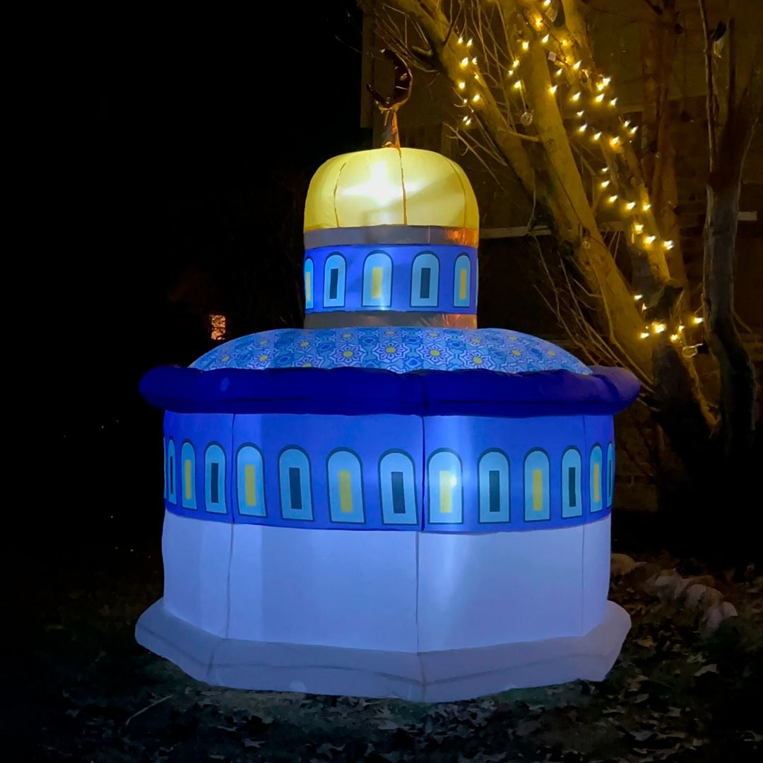 مسجد قبة الصخرة القابل للنفخ - 1