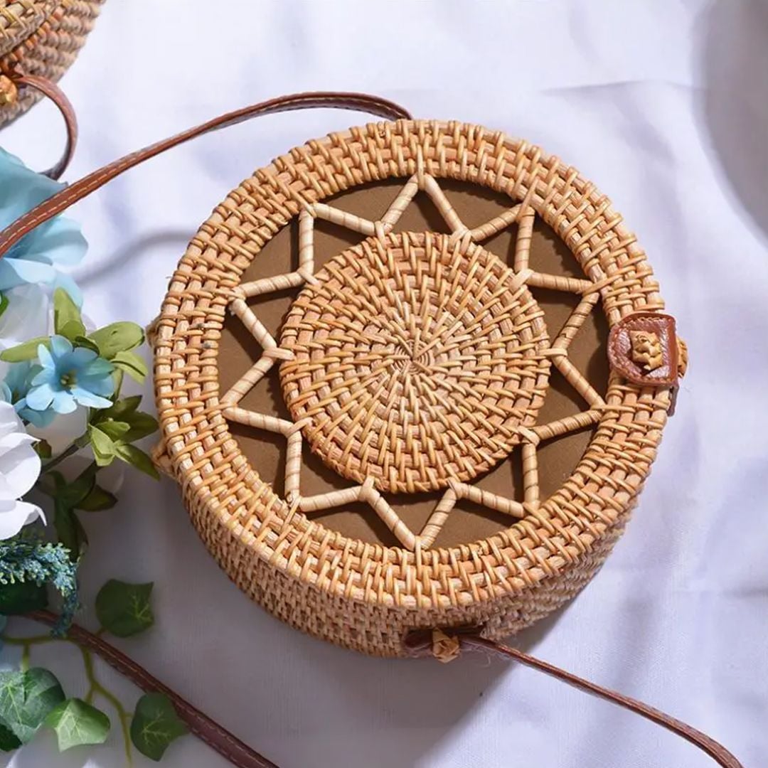 Handmade Rattan Shoulder Bag product thumbnail 3