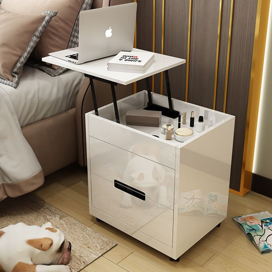 طاولة سرير جانبية بسطح متحرك - 1