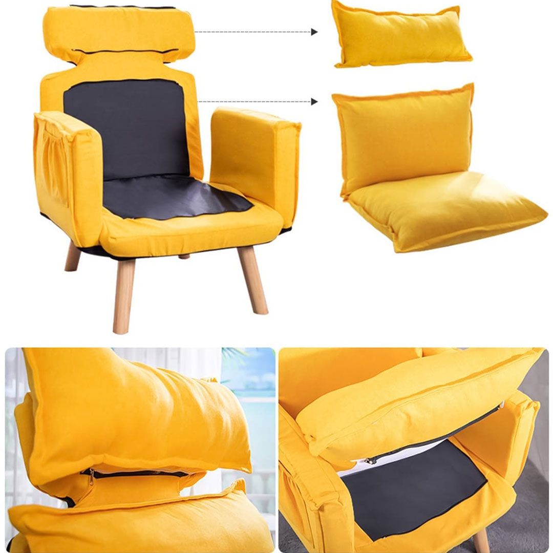 Adjustable Backrest Sofa With Footrest product thumbnail 11
