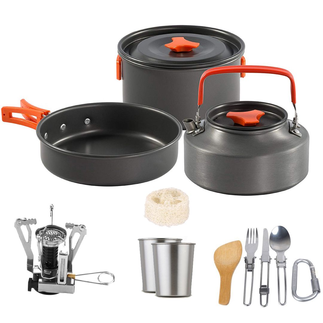 Camping Cookware Kit with stove product thumbnail 3