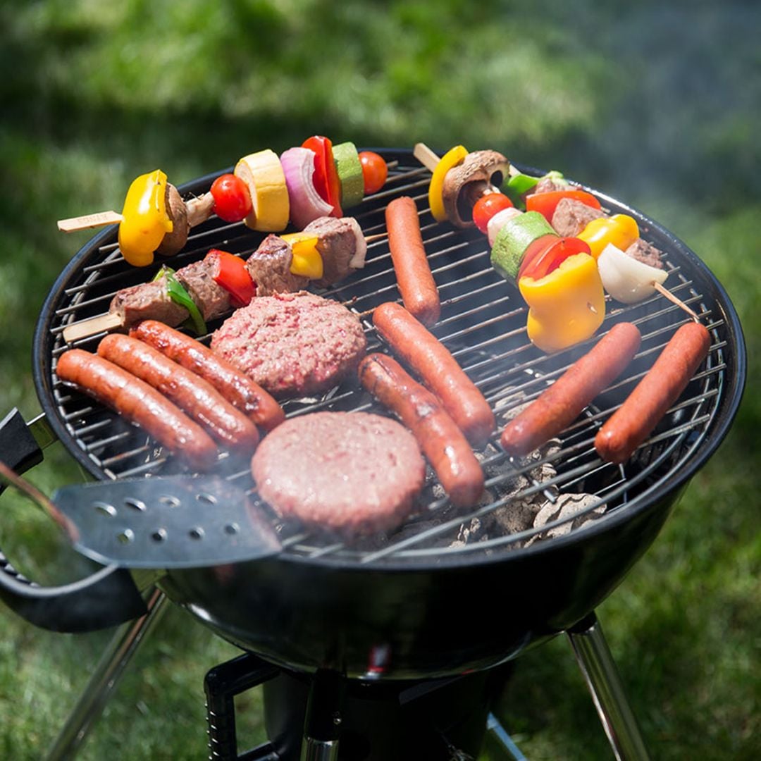 شواية الفحم للرحلات بغطاء علوي 92 سم - 8