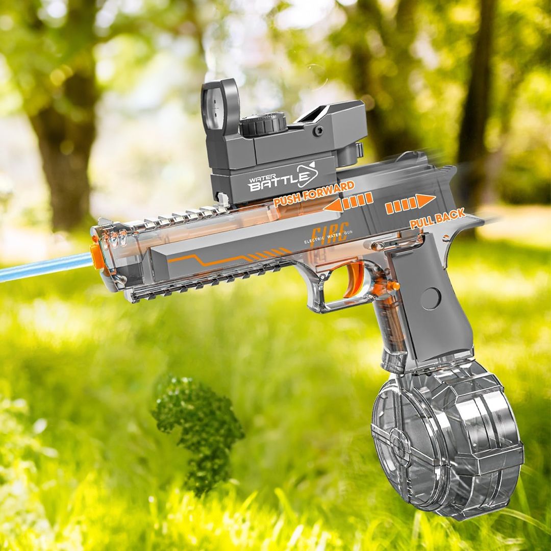 مسدس مائي أوتوماتيكي بسعة كبيرة - 12