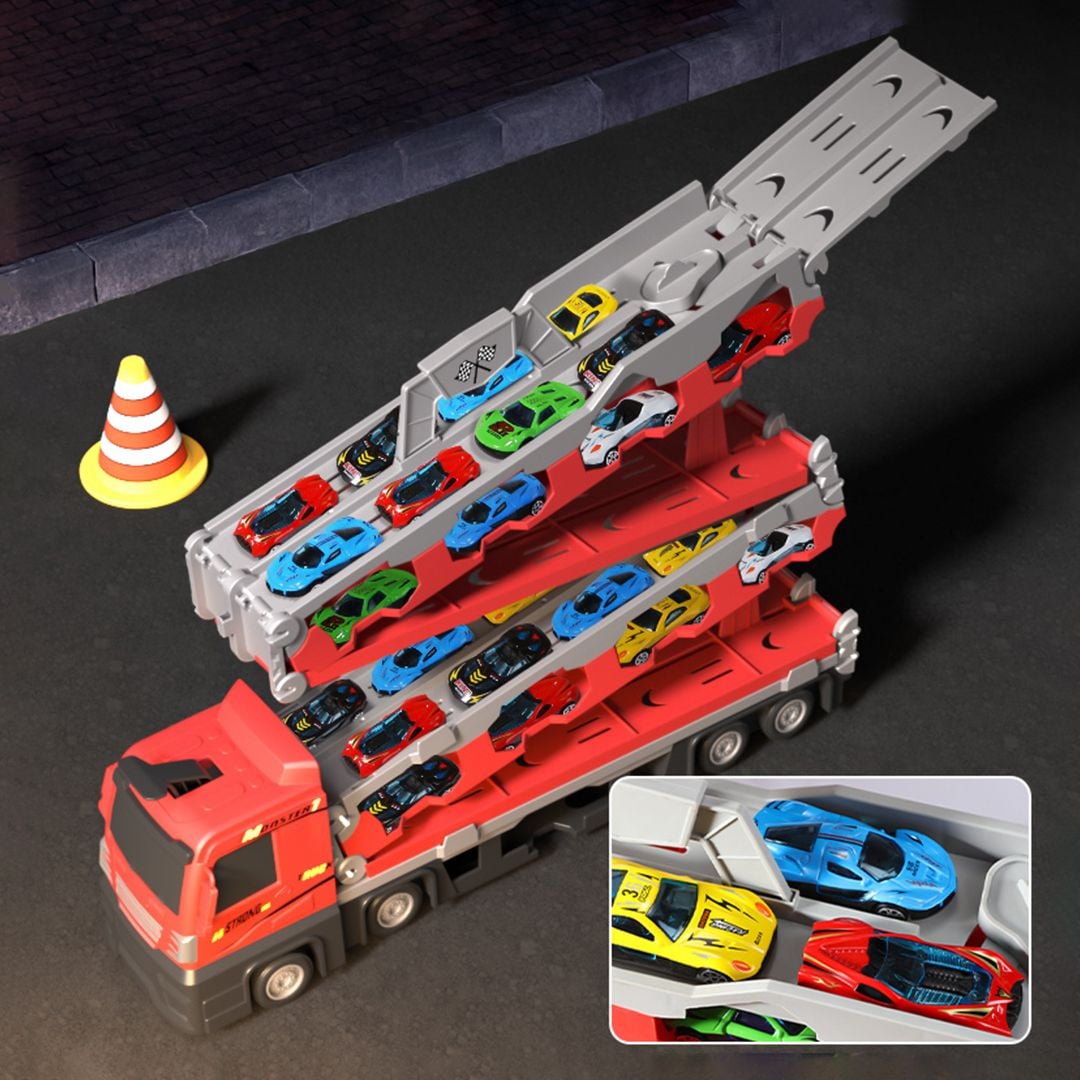 شاحنة نقل مع مسار سباق للأطفال - 11