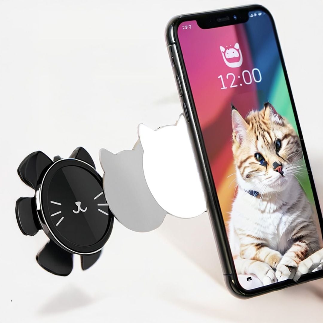 حامل هاتف مغناطيسي على شكل قطة - 9