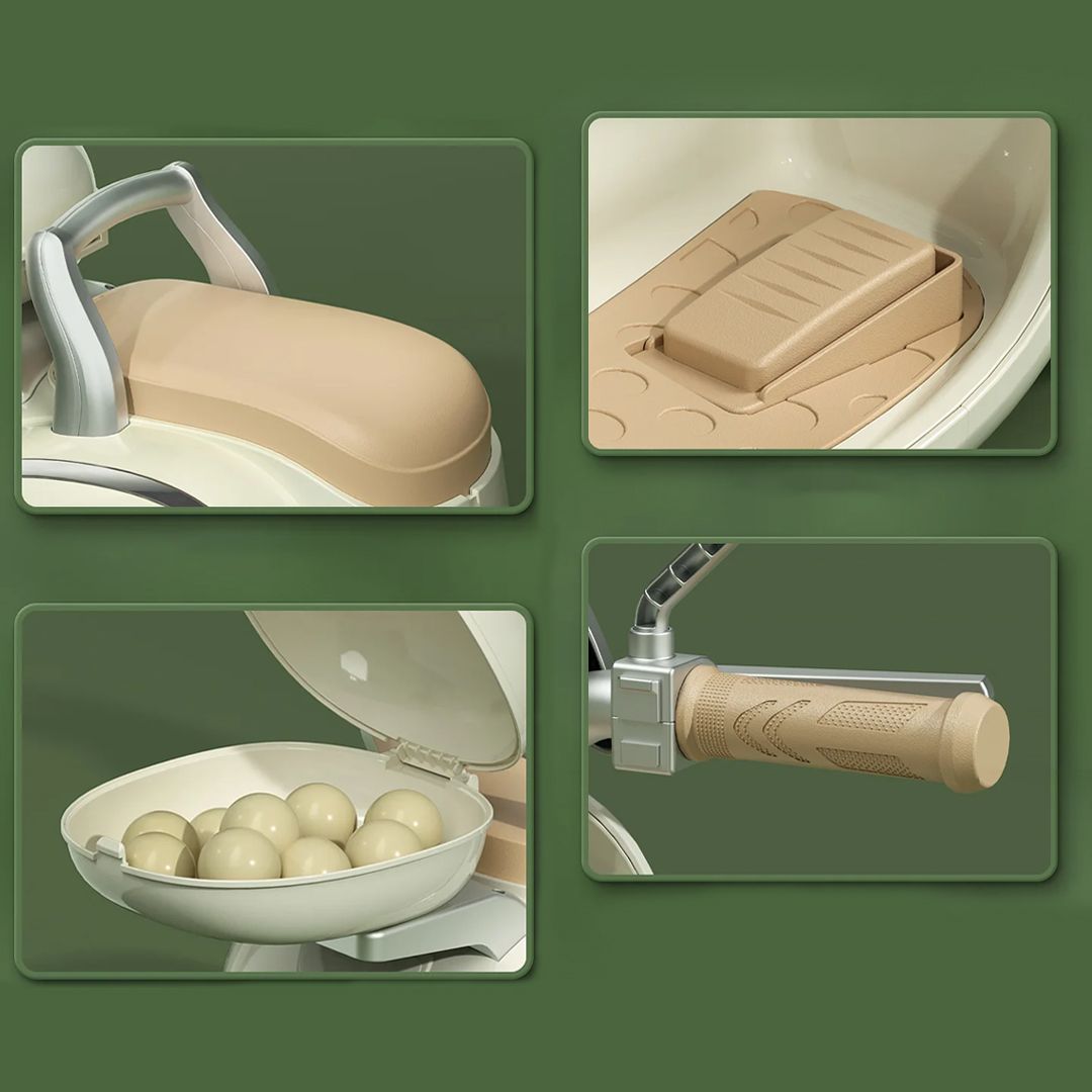 دراجة فيسبا للأطفال بمقعدين - 6