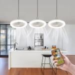 Fan with LED Light and Remote Control - 5