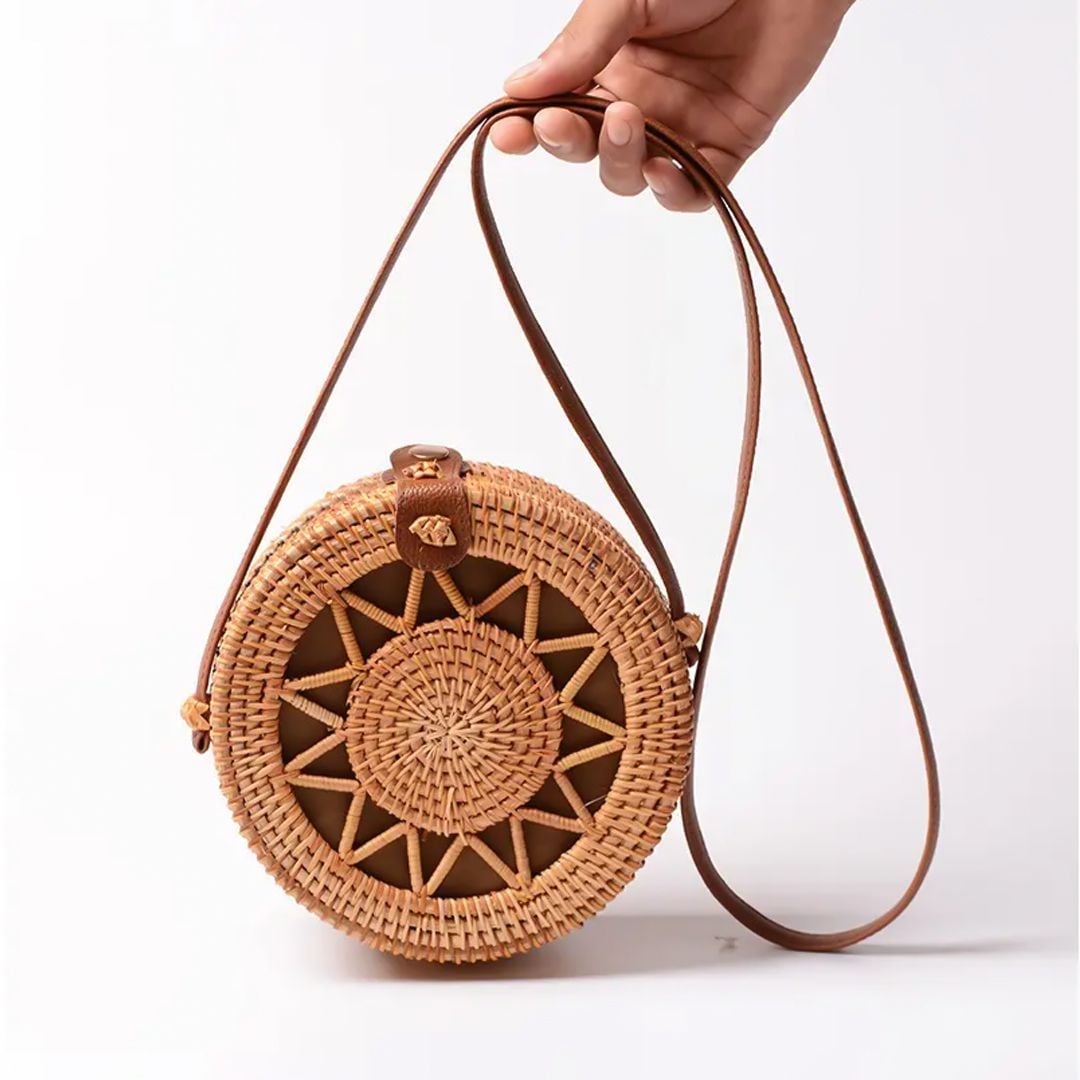 Handmade Rattan Shoulder Bag product thumbnail 9
