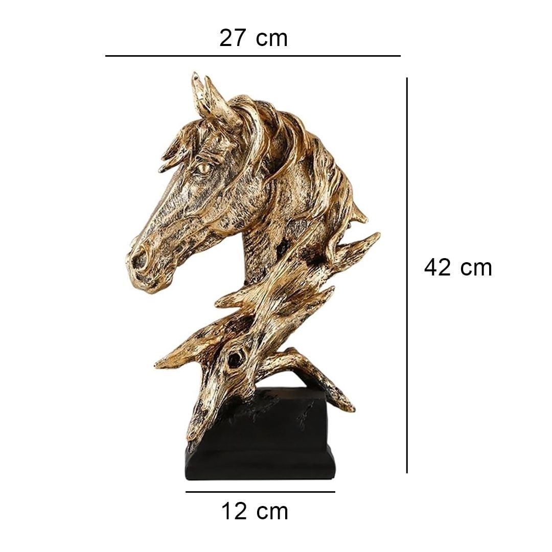Carved horse head statue product thumbnail 16