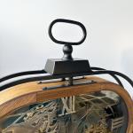 ساعة حائط تروس معدنية بتصميم خريطة العالم - 6