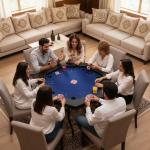 Foldable Card Game Table for Home & Gatherings - 2