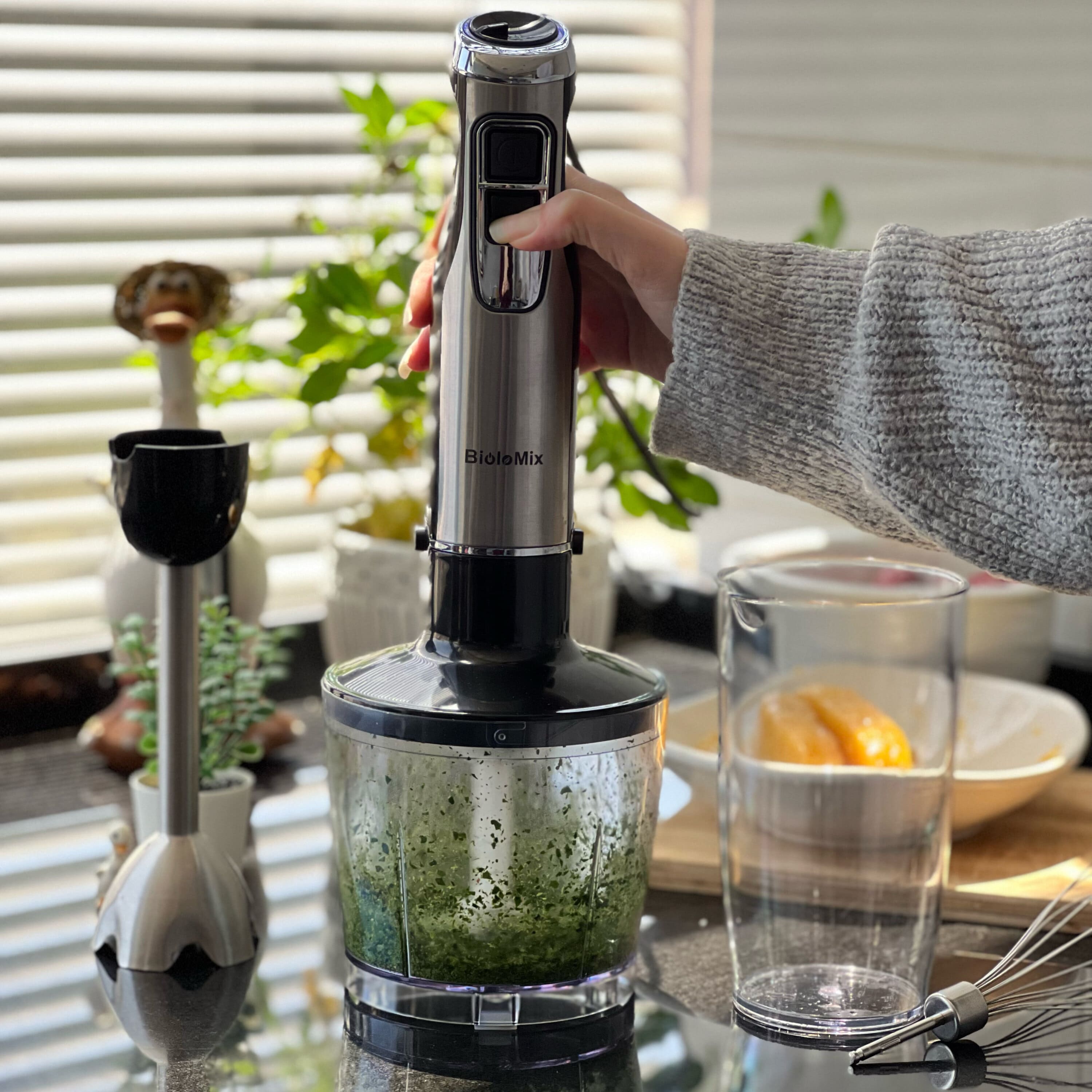 4 in 1 stainless steel blender product thumbnail 2