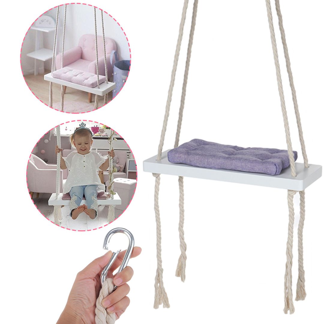 Children's wooden swing product thumbnail 6