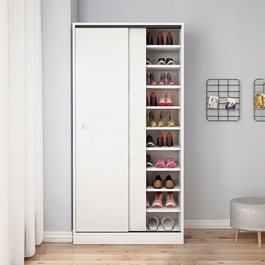 Wooden Cabinet With Shoe Shelves product thumbnail 6