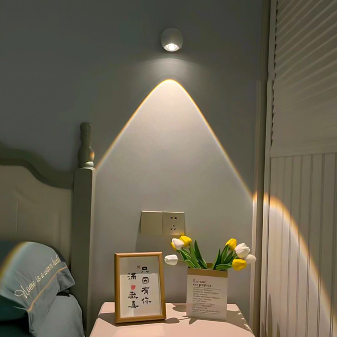 مصباح جداري LED بحساس و ريموت - 3