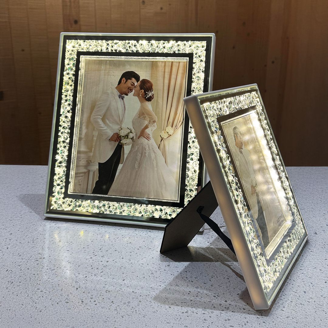 Illuminated Crystal Photo Frame - 32 cm product thumbnail 4
