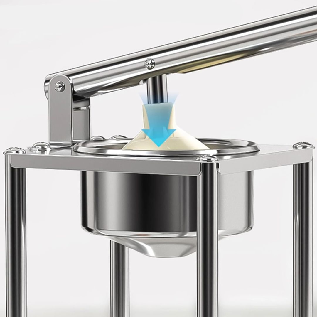 عصارة يدوية متينة من الستانلس ستيل - 10