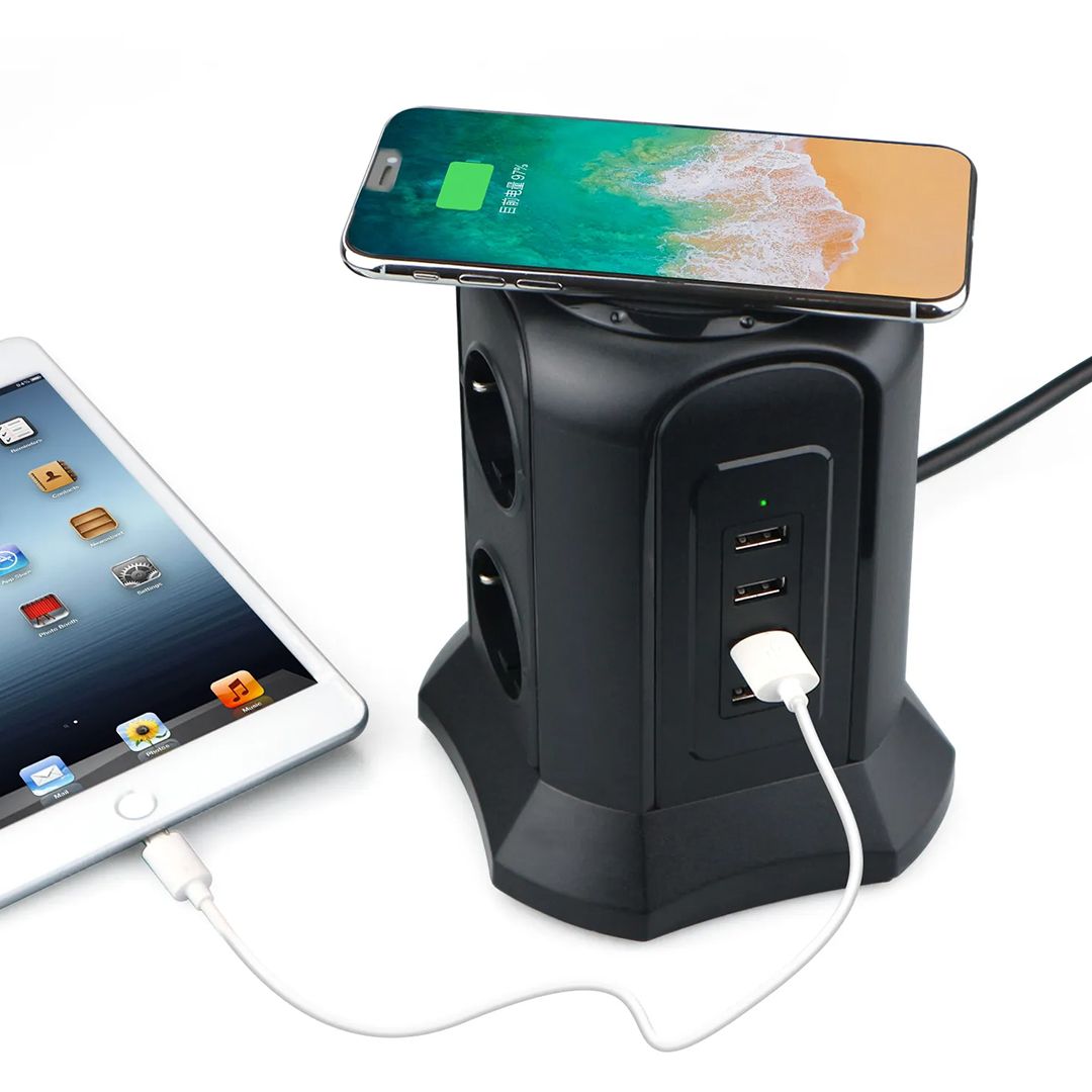 Multiple Power Socket with Wireless Charging B product thumbnail 7