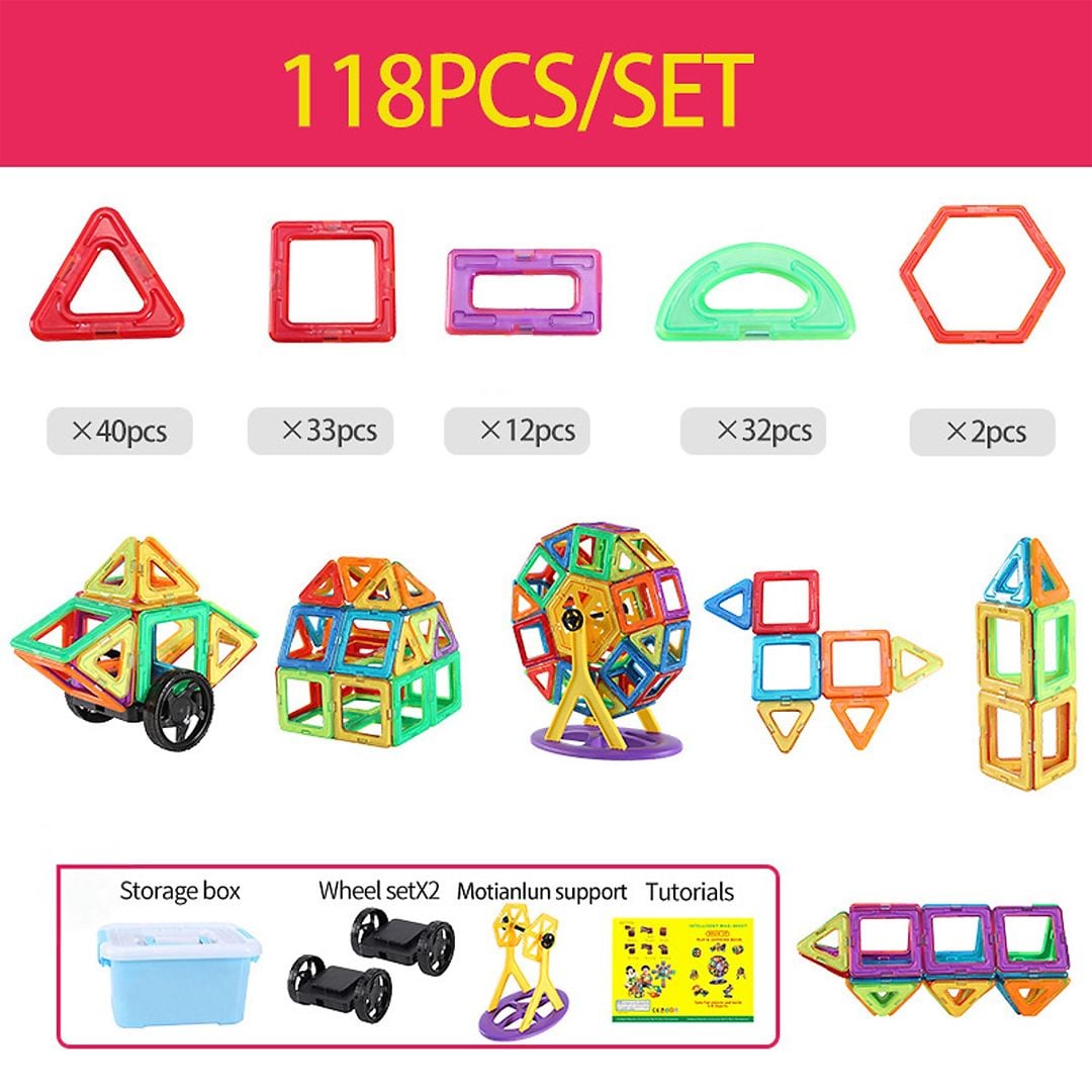 Magnetic Educational Building Blocks product thumbnail 16