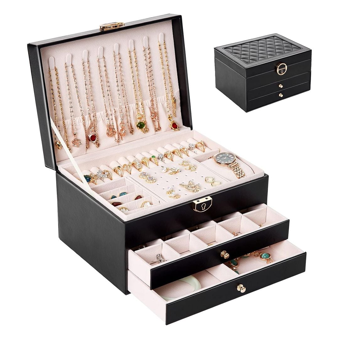 Three-Layer Retro Jewelry Box product thumbnail 14