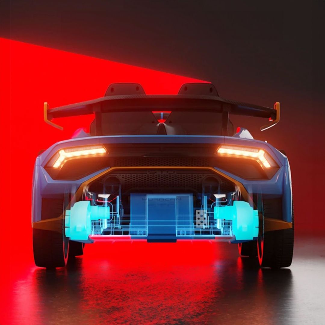 سيارة لامبورغيني هوراكان للأطفال - 15