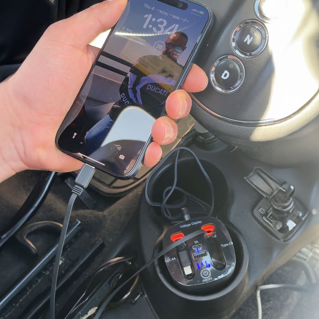 شاحن سيارة سريع 4 في 1 - 10