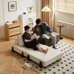 كرسي و سرير أرضي بأرجل خشبية - 4