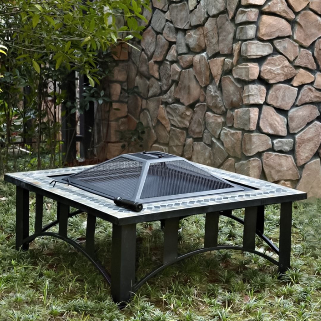 Garden Fire Pit and Table - 15