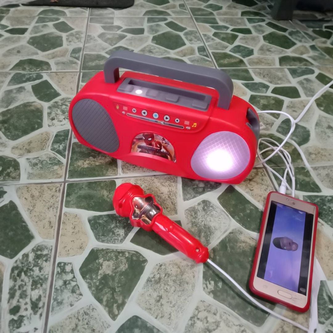 لعبة راديو و ميكروفون كاريوكي للأطفال - 3
