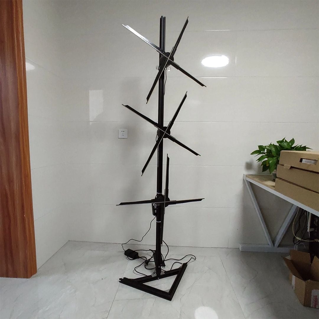 جهاز عرض هولوجرام 80 سم مع ستاند - 6