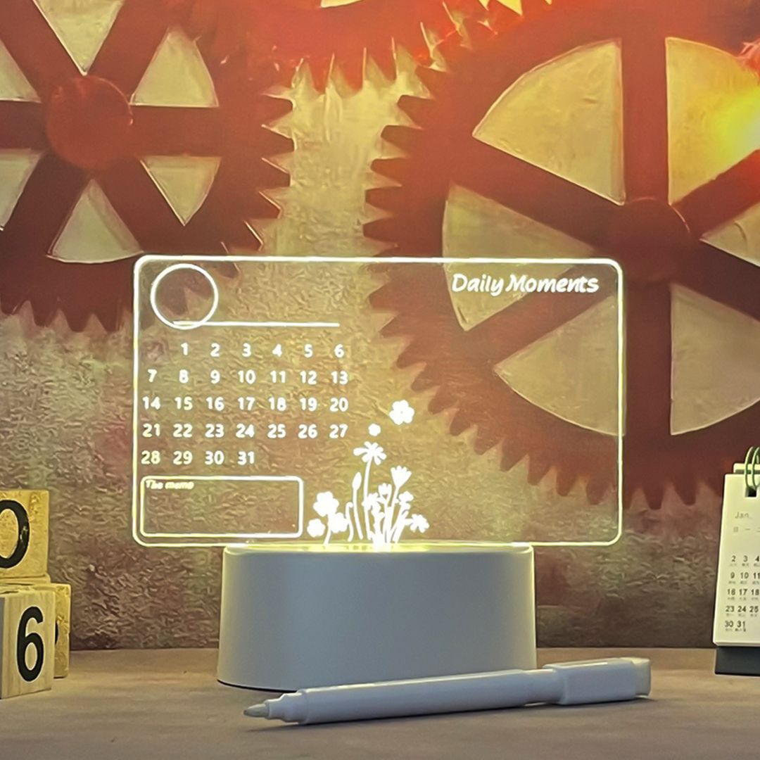 Creative Acrylic LED Note Board product thumbnail 6
